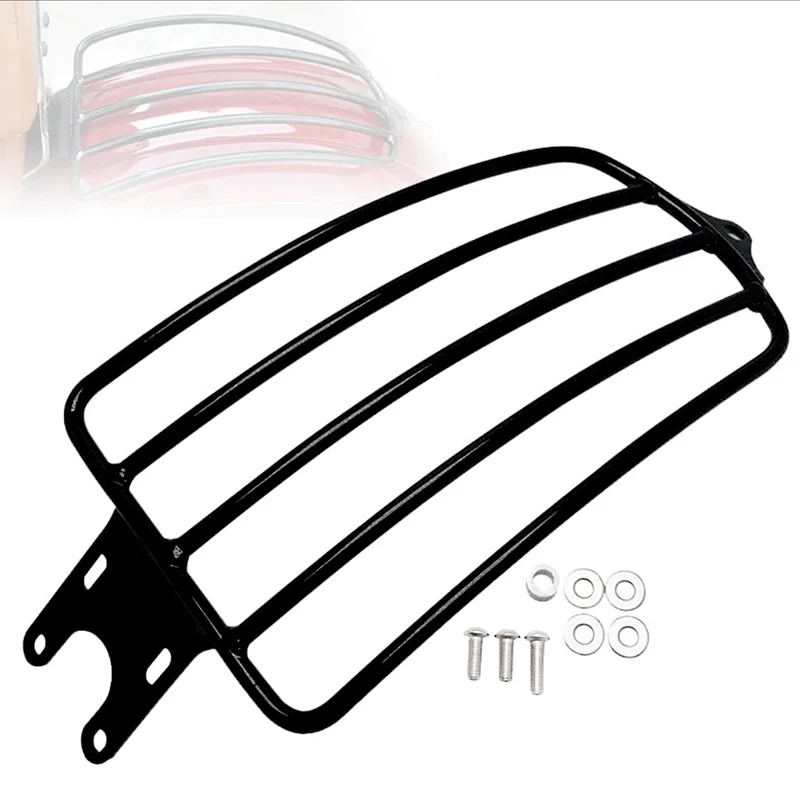 HCMT Solo Fender Rack for 2015-Up Indian Scout ，Gloss black