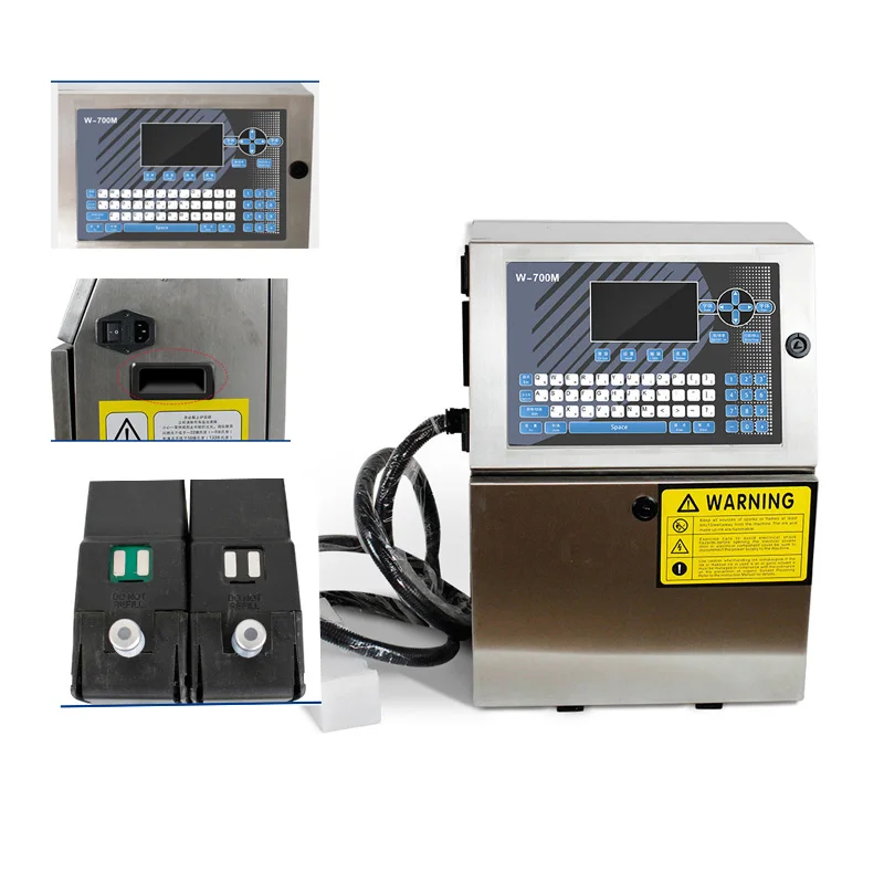 LY Industrial Automatic Inkjet Coding Machine Online Batch Number Date Printer for PVC Bottles Plastic Pipes Bags