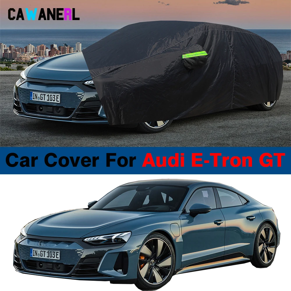 Full Car Cover Anti UV Sun Rain Snow Wind Protect Waterproof Auto Cover Windproof For Audi E-Tron GT 2020-2025