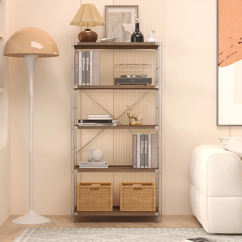 Living room household shelves multi-layer floor storage racks microwave oven storage racks High Quality