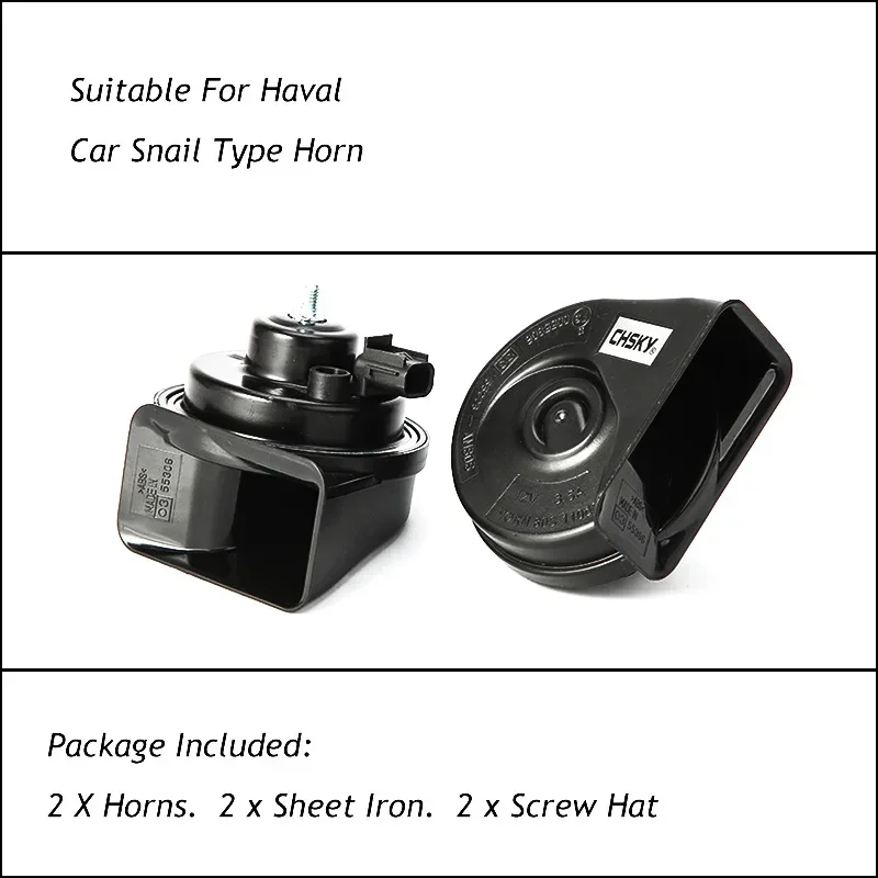 For Haval H6/H4/F5/F7/H7 Car Snail Type Horn Accessories Modified horn Styling