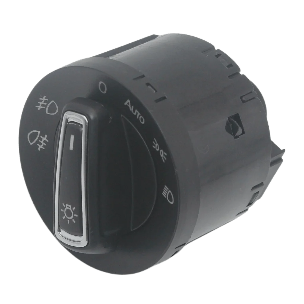 

For Octavia 2014-2023 Auto Headlight Switch Chrome Automatic Head Light Fog Lamp Knob 5ED 941 431 C 5ED941431C 5ED 941 431C