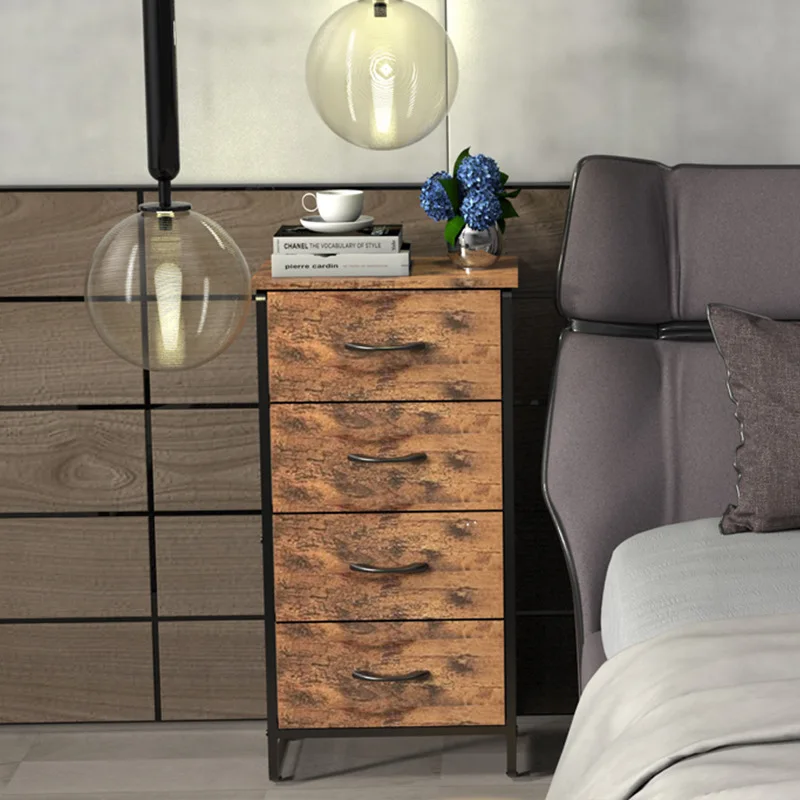 Sofa Shelf, Small Bedside Table, Corner Few Household Simple Storage Storage Cabinet, Fabric Drawer, Sundries Cabinet