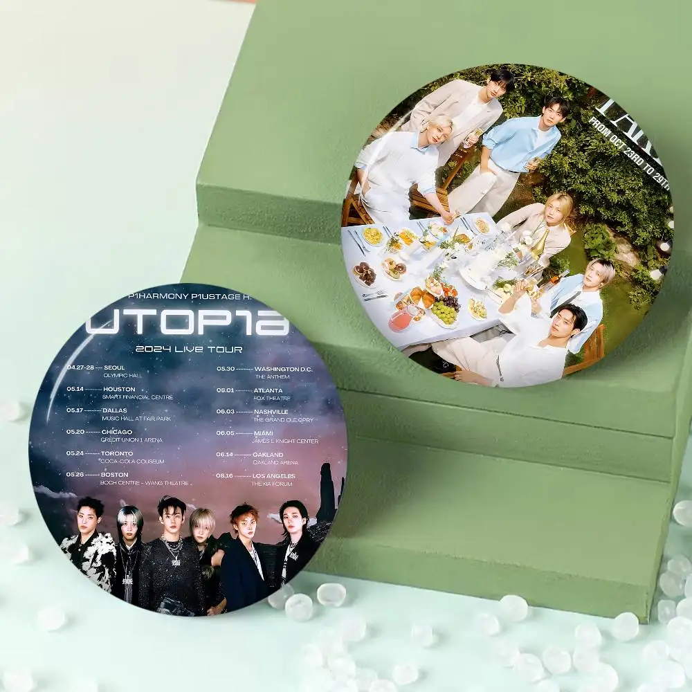 Male singing group P-P1HarmonyS KPOP 58mm Cute Series Pins Funny Badge Interesting Cartoon Animals Brooches Backpack Accessory