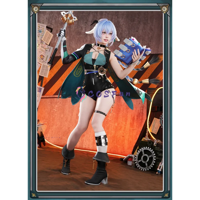 زي لعب الأدوار الجديد لعام 2026 زي حفلات الهالوين كرنفال للنساء Zenless Zone Zero Lucia Elowen أزياء تنكرية مجموعة كاملة #1