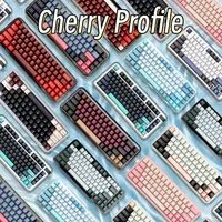 173 Key GMK Keycaps Clone Olivia Arctic Red Samurai 8008 Cherry Profile Double Shot PBT Keycap for MX Switch Mechanicla Keyboard