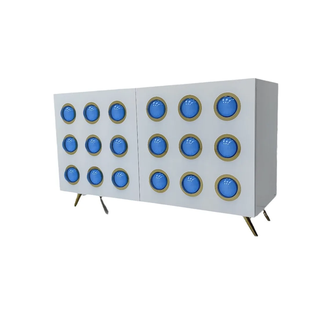 

Simple modern dining side cabinet Light luxury post modern living room side cabinet Tea paint locker