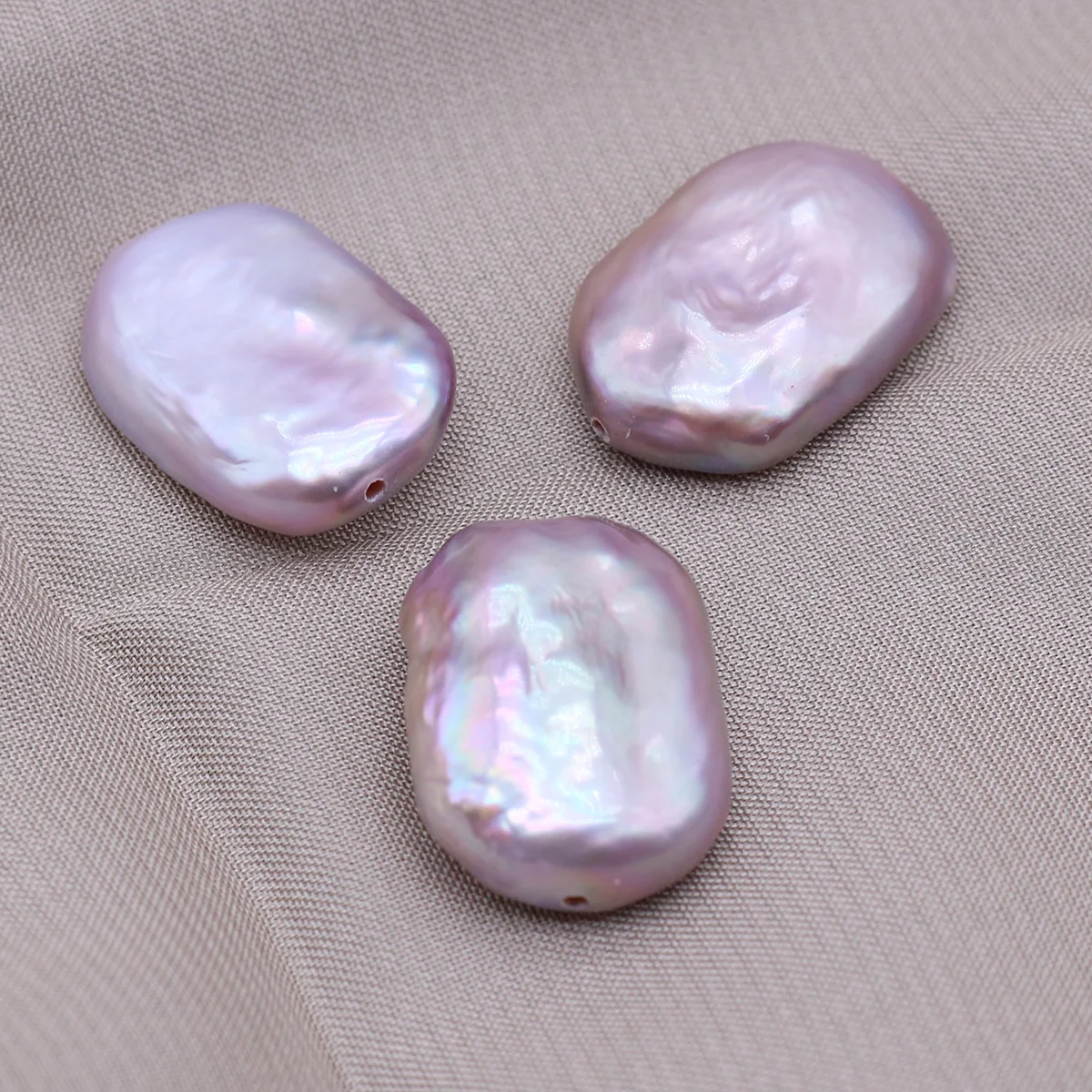Natural Freshwater Pearl Loose Beaded Geometry Shape Isolation Beads for Jewelry Making DIY Charm Bracelet Necklace Accessories