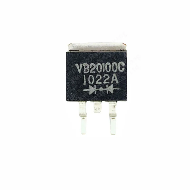 10PCS VB20100C-E3/8W diode rectifier Schottky 100V 10A package TO-263-3