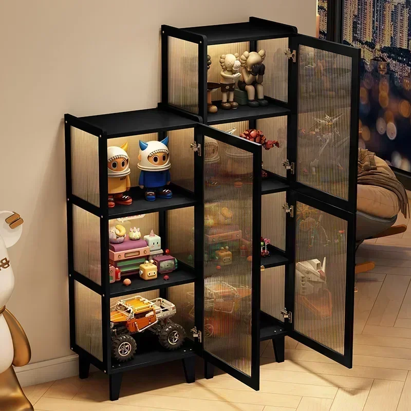

Floor-to-ceiling Bookcase Home Shelf Living Room Multi-layer Storage Locker With Cabinet Door Simple Wall Office Bookshelf