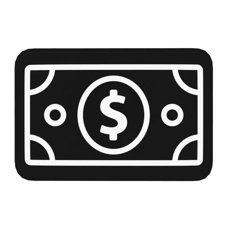 Custom American Money Dollar Bill Floor Door Bathroom Kitchen Mat Anti-Slip Indoor Doormat Garage Entrance Rug Carpet Footpad