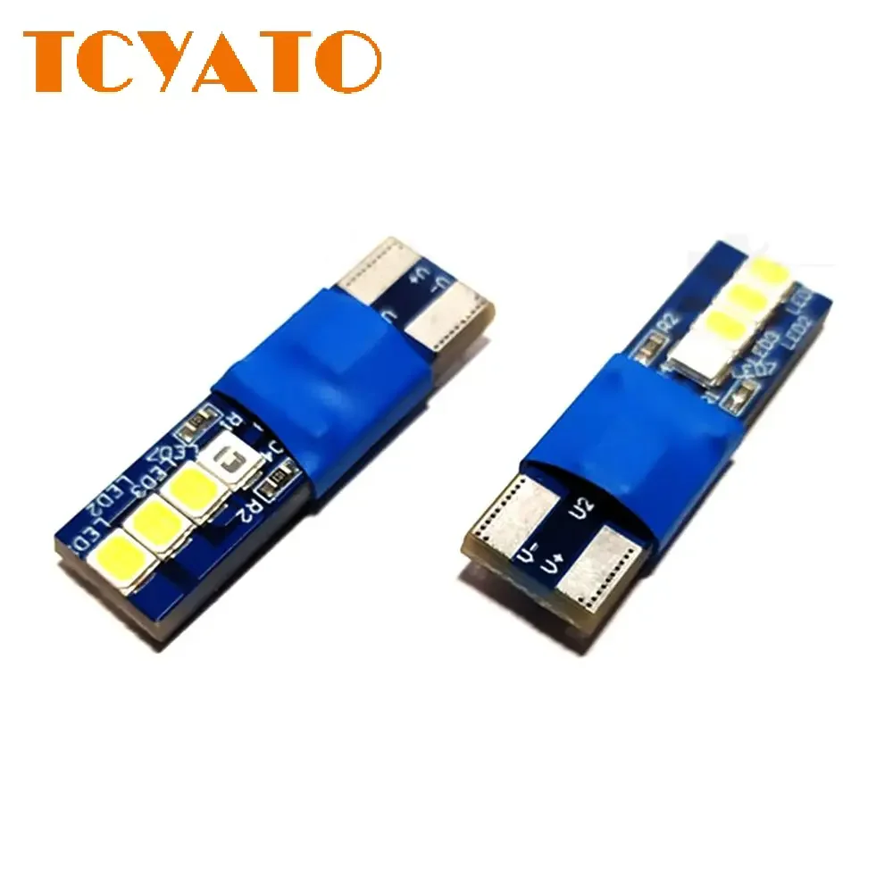 TCYATO The car's ultra-bright blue reading light led width indicator light T10 has been modified into an indoor light