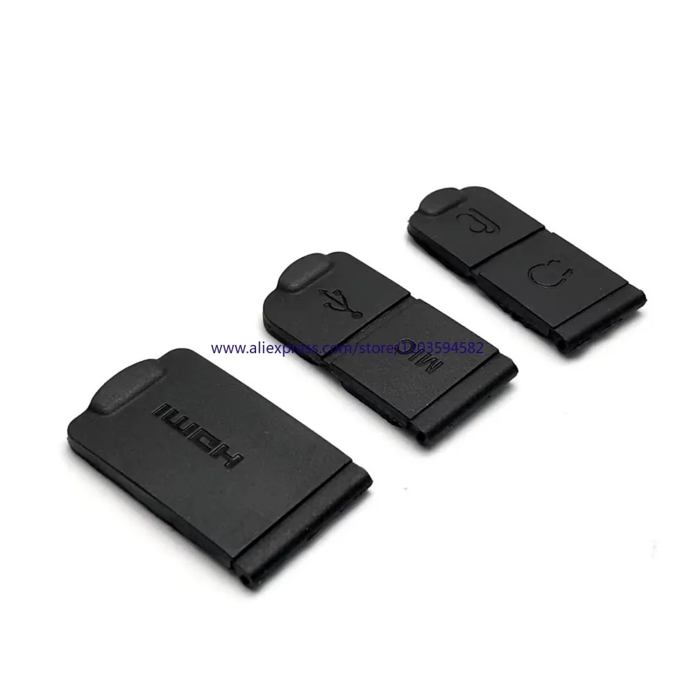 Compatível com HDMI USB Rubber Lid Door, MIC Cap, Interface Capa para Nikon D7100 Camera, Reparação Parte, Novo