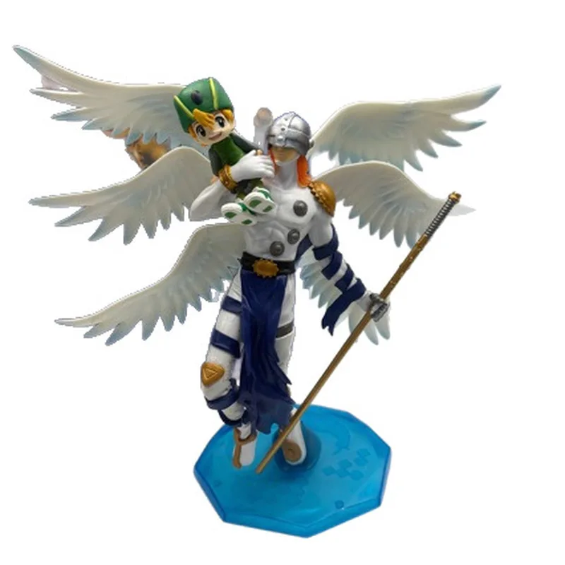 

Коллекционная фигурка Digimon Angemon с Такеру Такаиши, аниме-статуэтка для настольного декора, модель для фанатов аниме и коллекционеров