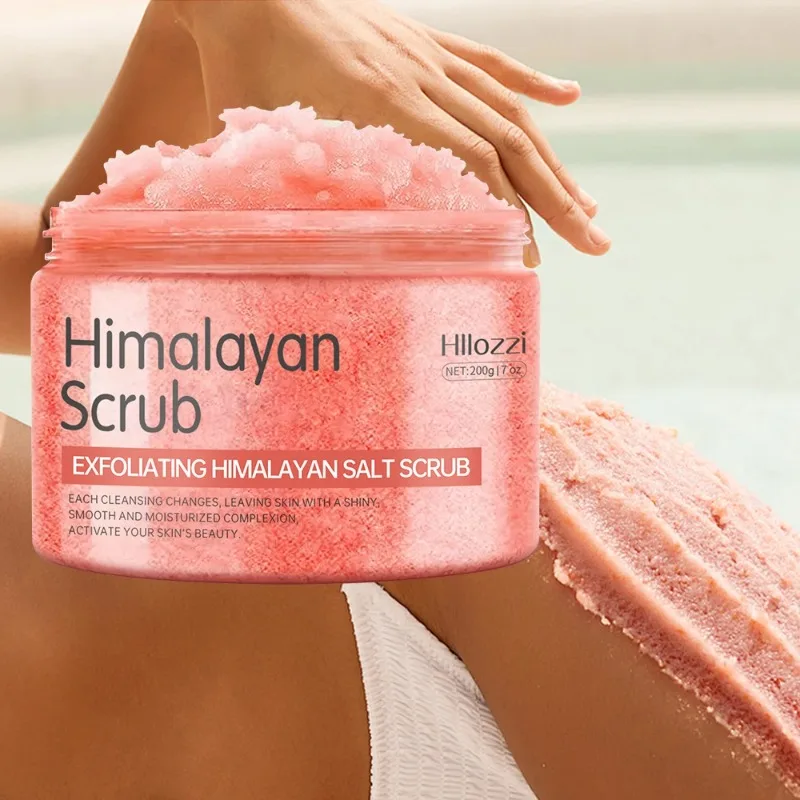 Himalayan Salt Scrub Makes The Skin Smooth and Elastic Bathing  Cleanses The Skin Whitens Exfoliates Removes Dead Skin