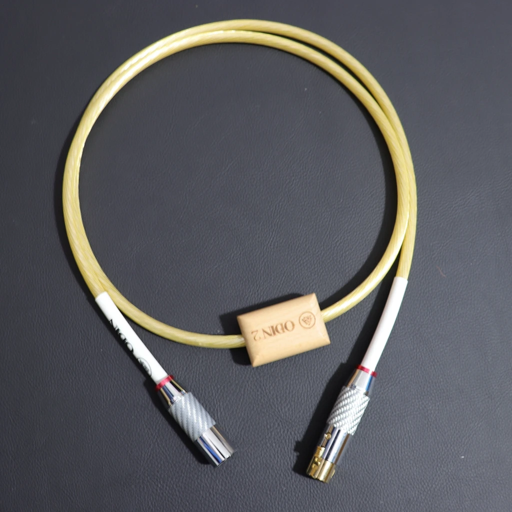 Audiophile grade Gold Nordost ODIN Hi-End 3pin XLR To XLR audio wire 110Ω AES/EBU Coaxial Cable Stereo balance line made in USA