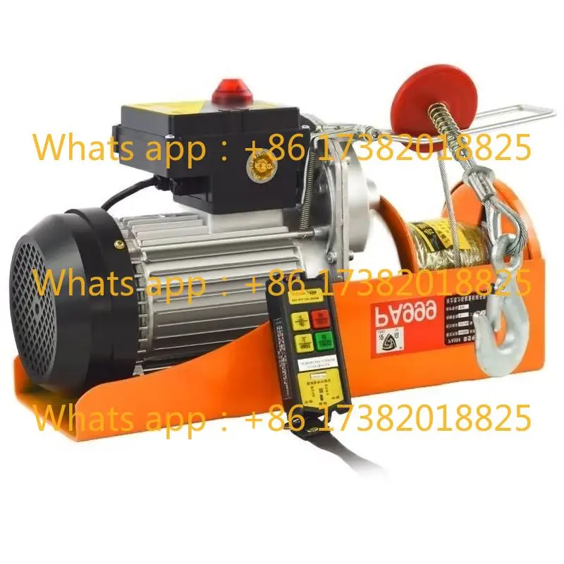 

220V 12-20M Mini Electric Hoist Wireless Remote Control Crane Household Small Lifting Hoist Hoist Crane PA200-PA600