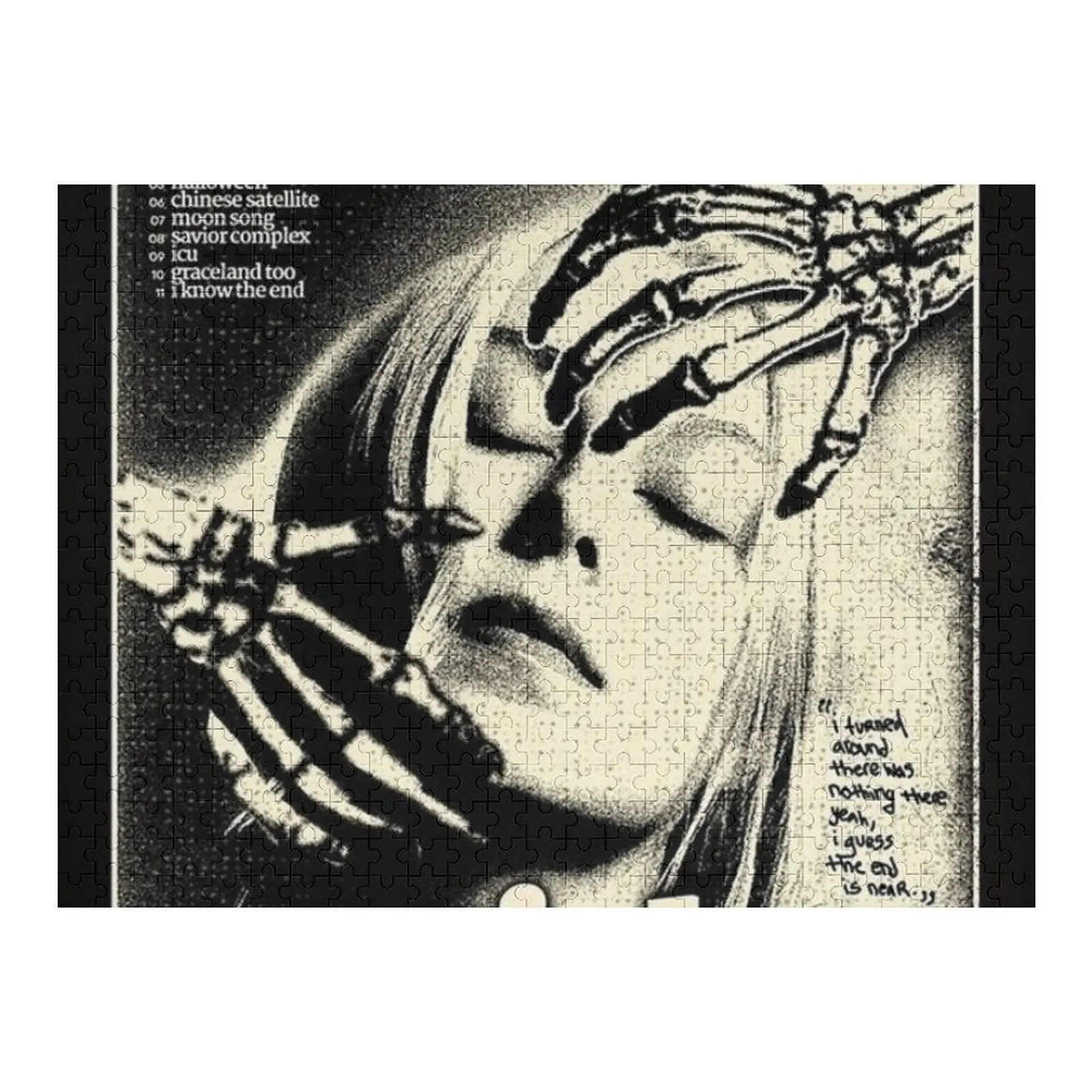 

#phoebe bridgers Skull Hand Jigsaw Puzzle Personalized For Kids Custom Child Gift Puzzle