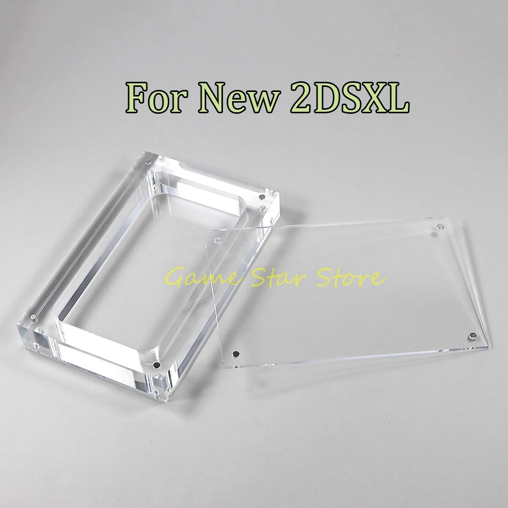 

1 шт., акриловый чехол высокой прозрачности для новой игровой консоли 2DSXL 2DSLL, магнитная крышка, витрина, коробка для хранения