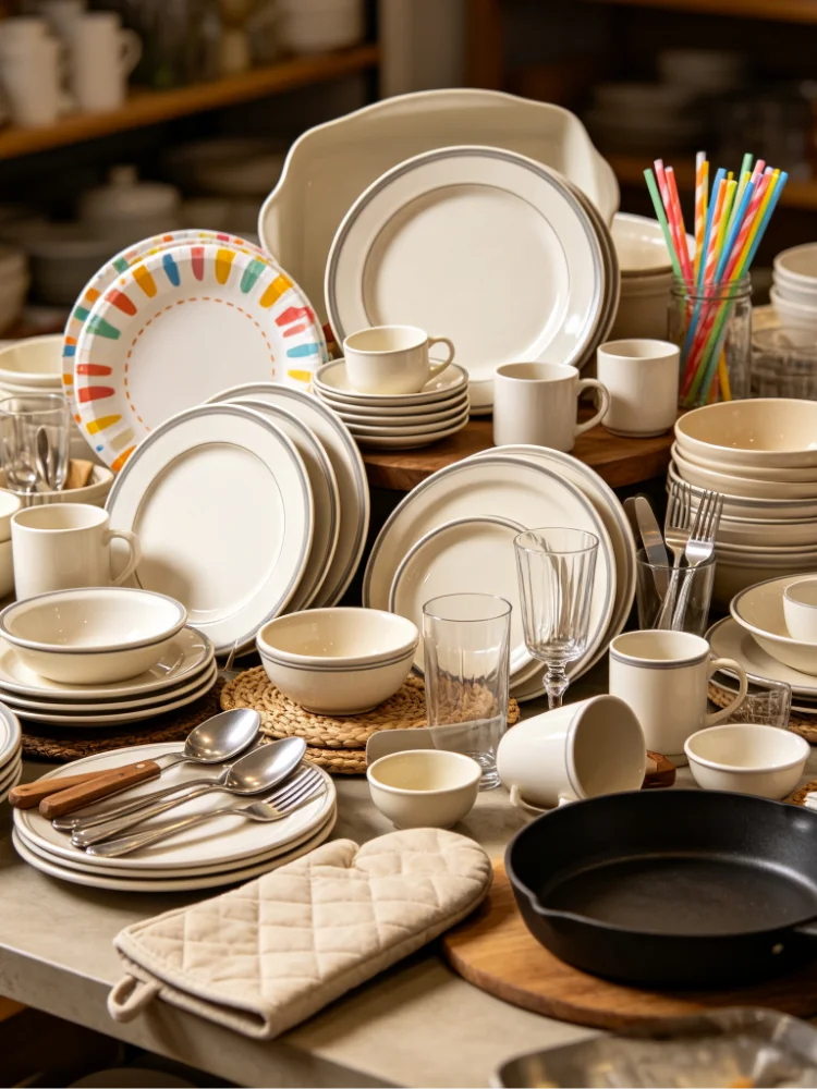 Curated household tableware mystery box, meet charming dining accents full of personality