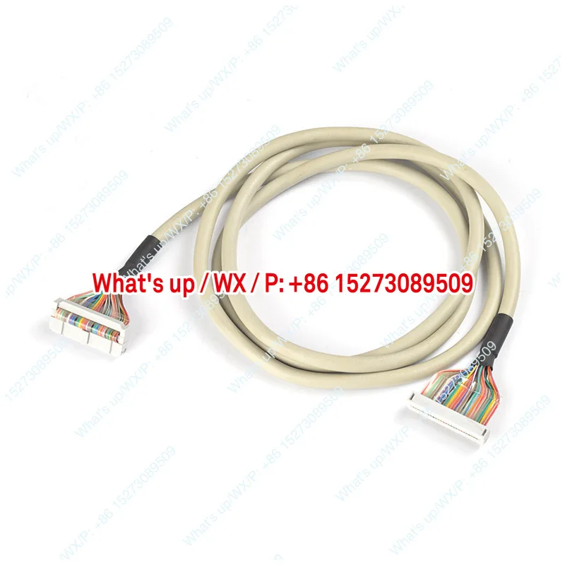 Customized multi-core IDC2.54 horn terminal block cable 14p40p100p servo wiring harness, melted with round cable