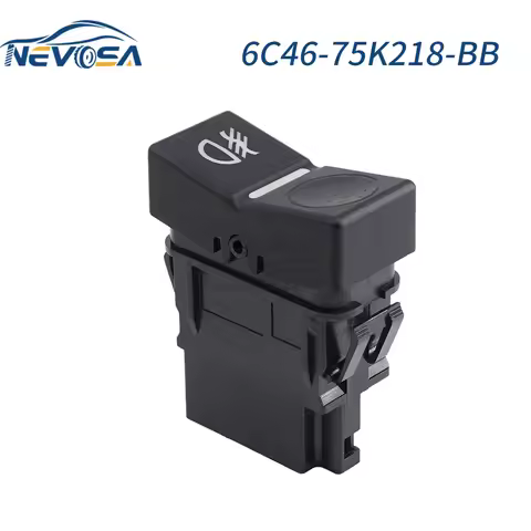 NEVOSA 6C46-75K218-BB Fog Lamp Control Switch Button For FORD Front FO6 F-100 1972 -1974 1981 1982 8 Pins