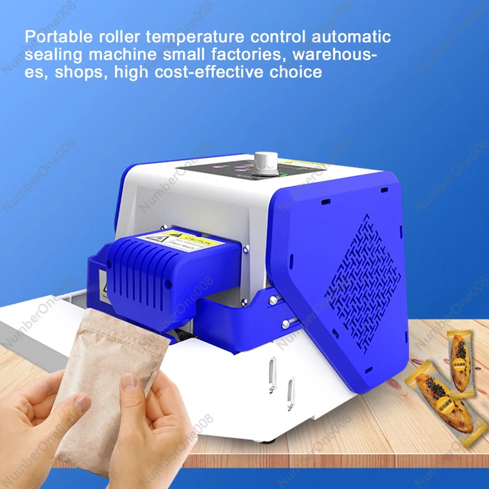 

Машина для запечатывания роликов Портативная машина для запечатывания пакетов из фольги для пластиковых пакетов Машина для упаковки пищевых продуктов