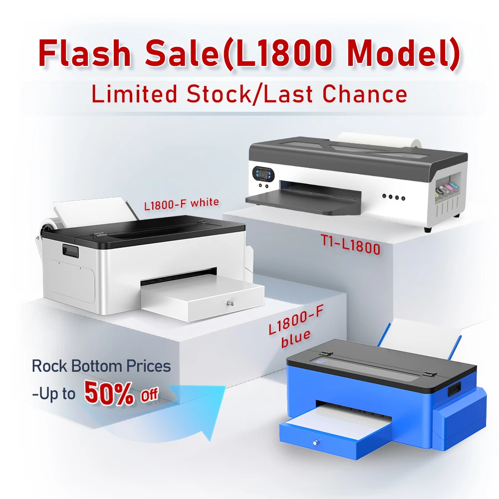 Принтер A3 DTF для Epson L1800 Печатающая головка Direct To Film DTF Принтер A3 DTF Принтер для одежды Футболка Impresora DTF Машина