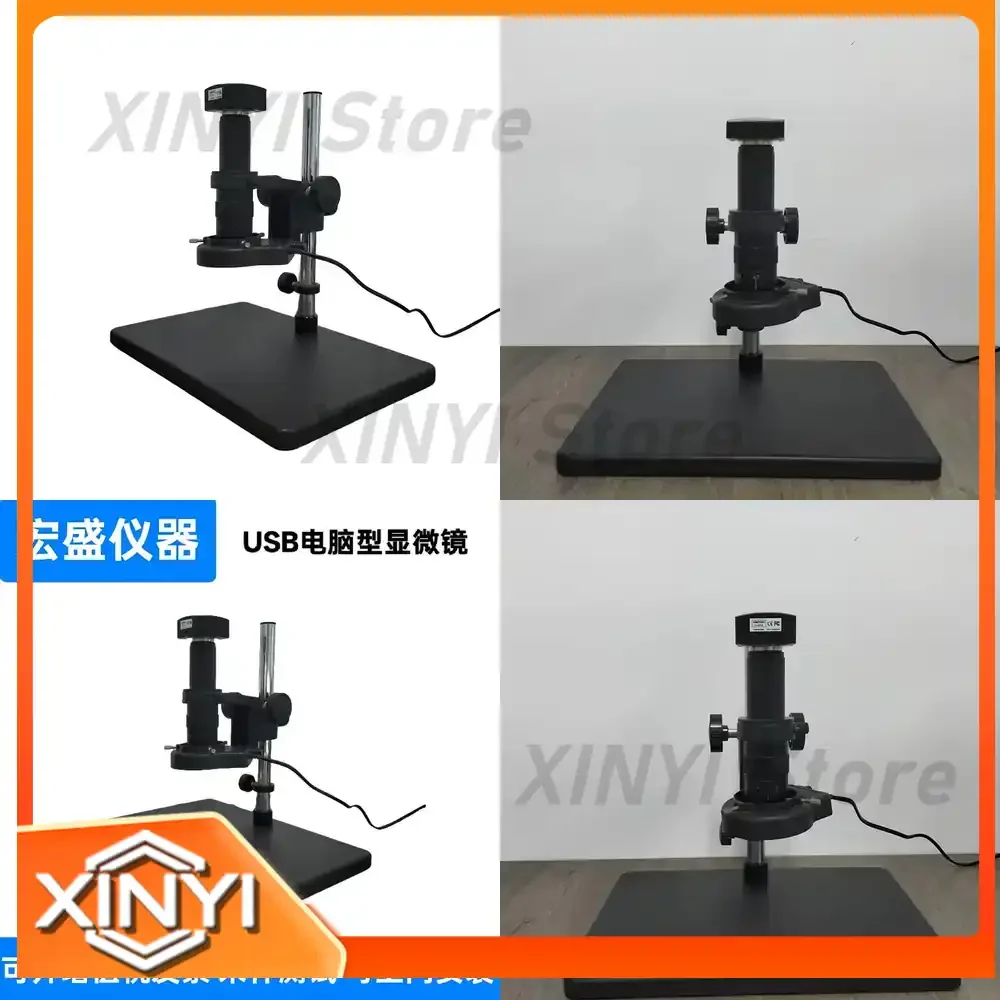Industrial Microscope Camera for PCB Repair Detection with Magnifying Glass Measurable Computer Camera Storage Inspection