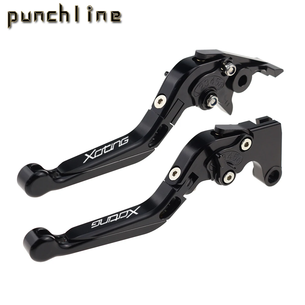 Fit For XCITING 250 300 500 400 ALL YEAR Motorcycle CNC Accessories Parts  Folding Extendable Brake Clutch Levers Handle Set