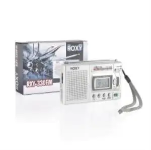 Roxy RXY 330 Radio Music,News and sports quality material, hunting, camping,home, school, car, hotel, restaurant ,Ships from Tour