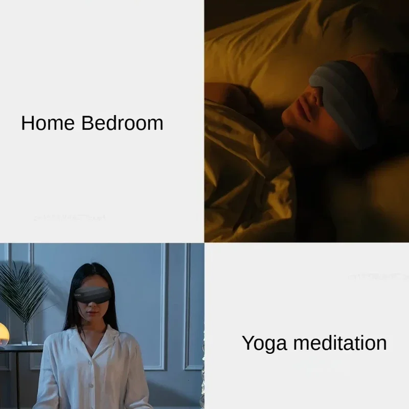 Xiaomi Dreamlight 3s قناع عين النوم ثلاثية الأبعاد مجسمة المحمولة المنزل كتلة خارج ضوء لينة مبطن الراحة المعونة غطاء العين للرجال والنساء