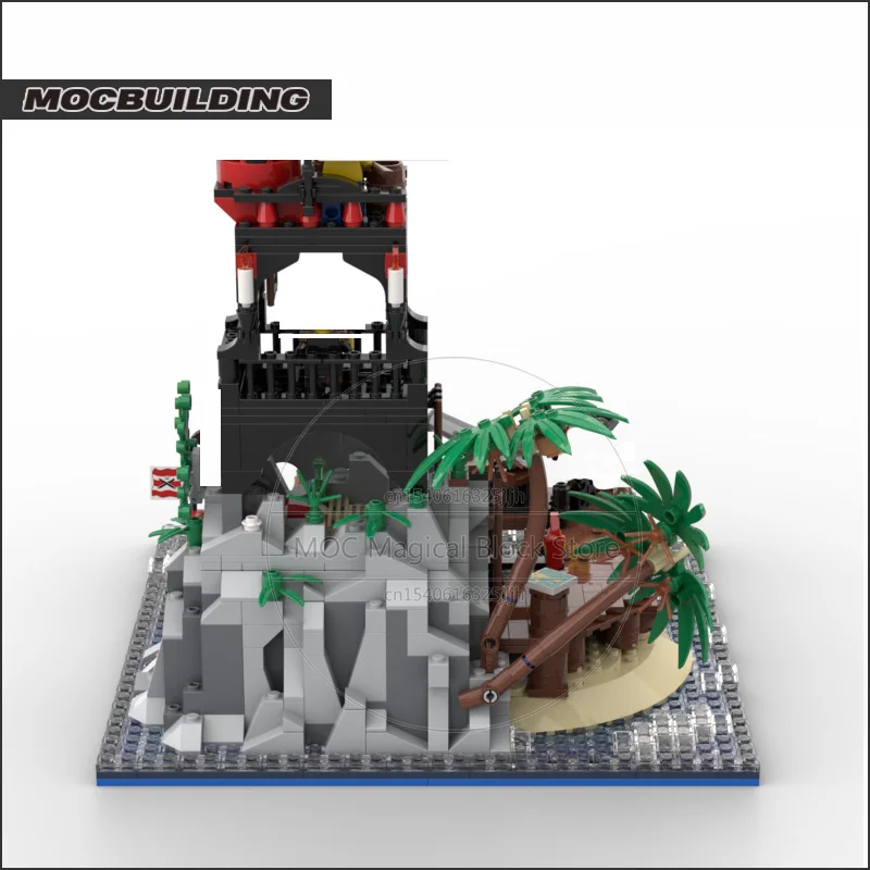 Creative Island Remake MOC Building Blocks Display Castle Architecture Model Technology Bricks Educational Toys Children Gifts