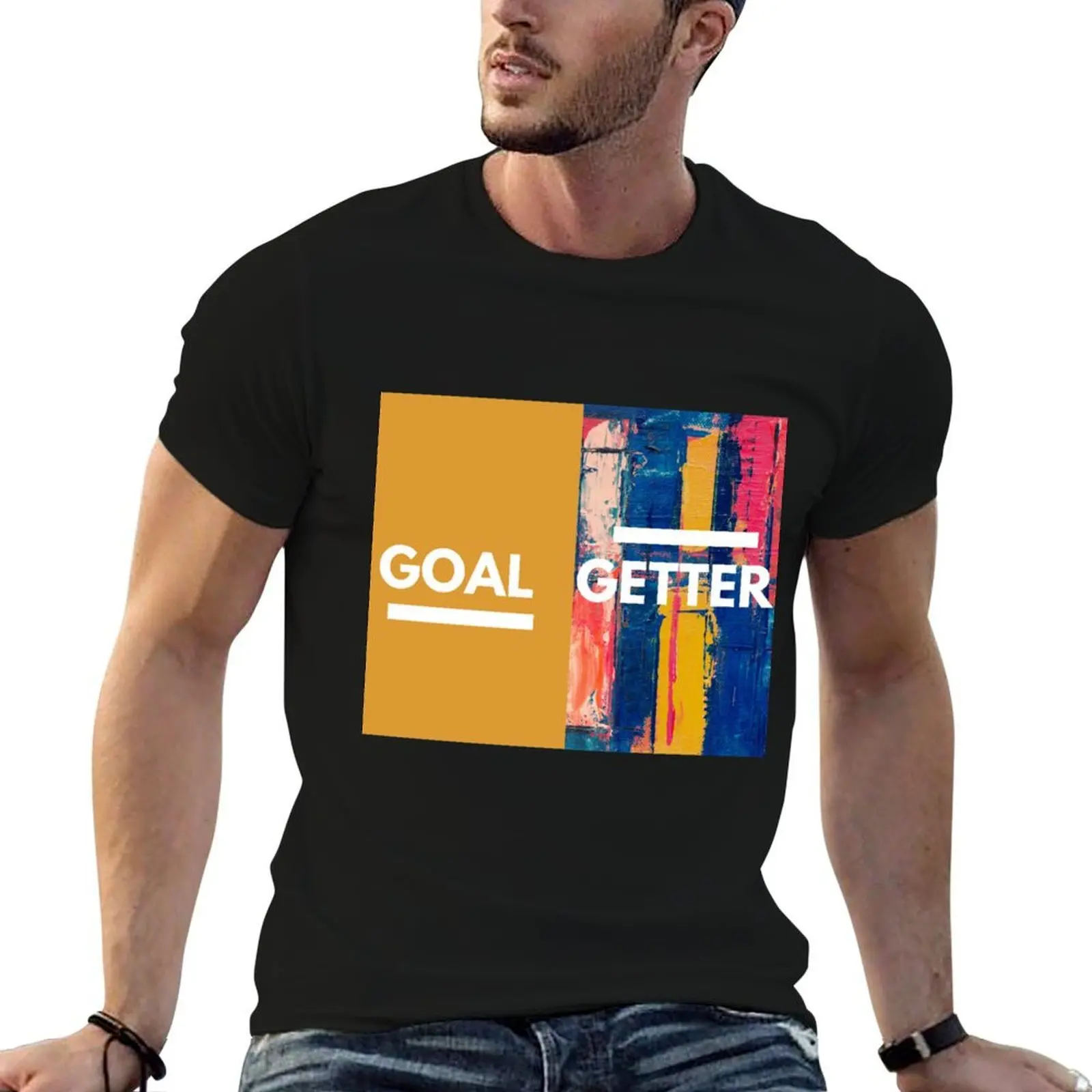 

Goal Getter T-Shirt t shirt for man t shirt men 100% cotton luxury brand T-Shirt