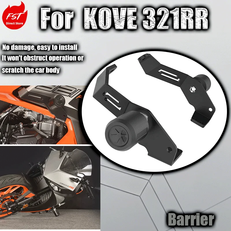 

Fits Kove 321RR / 321RR-S Crash Bar Racing Guard Anti-fall Sliders