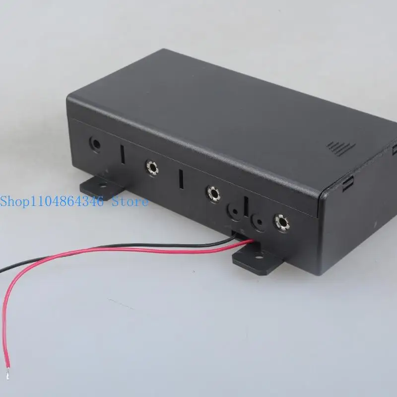 LR20 D Battery Holder with Secure Connection Design and High Impact ABS Plastic for Outdoor Gear and Household Electronics