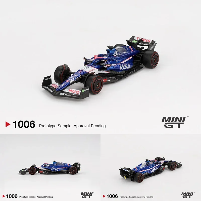 

PreSale MINIGT 1006 1:64 RB VCARB 01 #3 Daniel Ricciardo 2024 F1 2024 Bahrain GP Diecast Car Model Collection Toys