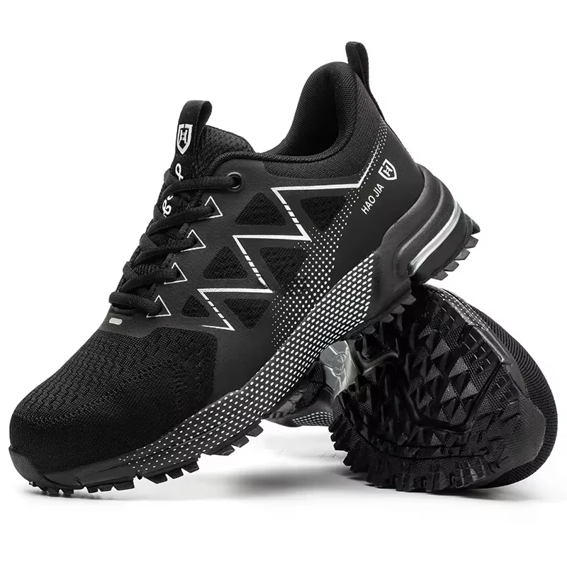 Men's Safety Shoes Anti-Smashing Steel Toe Shoes Indestructible Wear-resistant Men Boots Puncture Proof Work Safety Boots 안전화 image 3