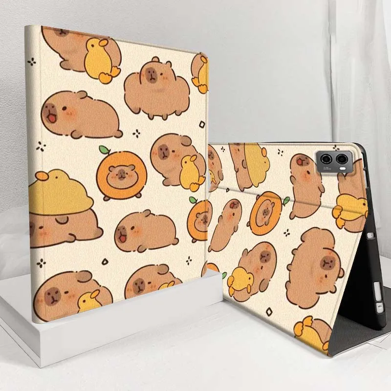 Luxurious Adorable Capybara For Lenovo Xiaoxin Lenovo Tab Pad Pro Plus GT K10 P11 M10 Legion Y900 Y700 Inch Tablet Case Soft