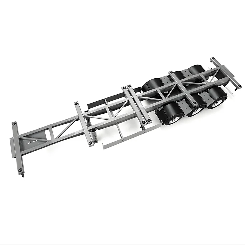 JXmodel Simulation RC Model Double Semi-trailer Decoration for 1/14 RC Truck JXmodel Car