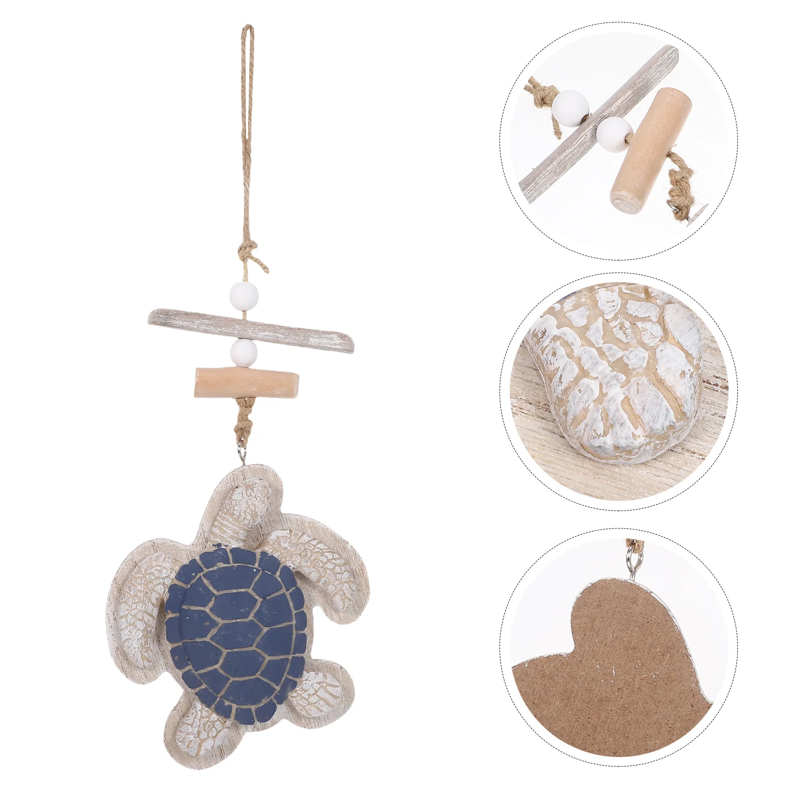 

Wooden Sea Turtle Wall Decor Nautical Hanging Ornament Coastal Ocean Theme Beach Rustic Mediterranean Wall Art Decoration