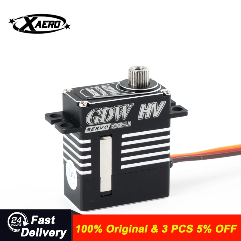 

Цифровой сервопривод GDW DS295MG, металлический корпус со стальной шестерней 4 кг для хвостового замка микровертолета