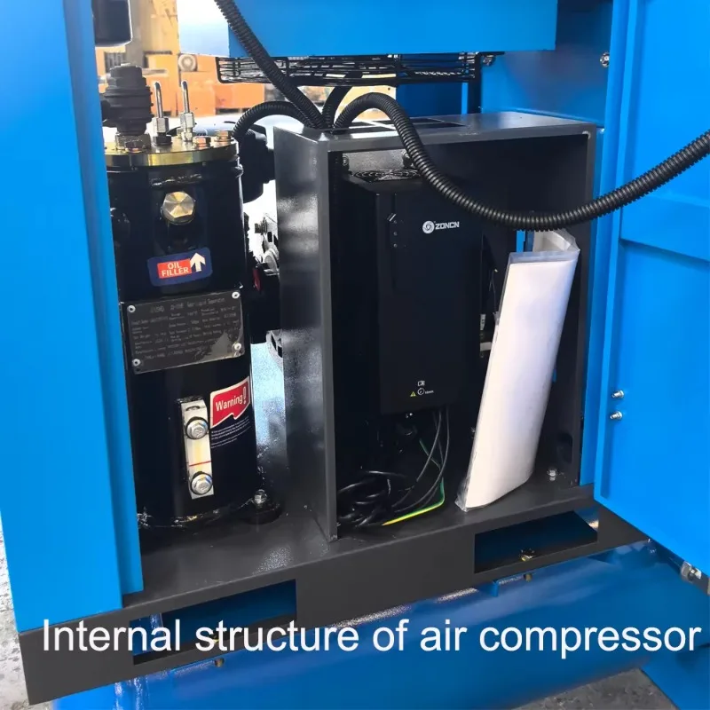 Customized 15kw 16 Bar All In One Screw Compressor 15hp 20hp Industrial Rotary Air Compressors Machine With Dryer For Laser Cutt