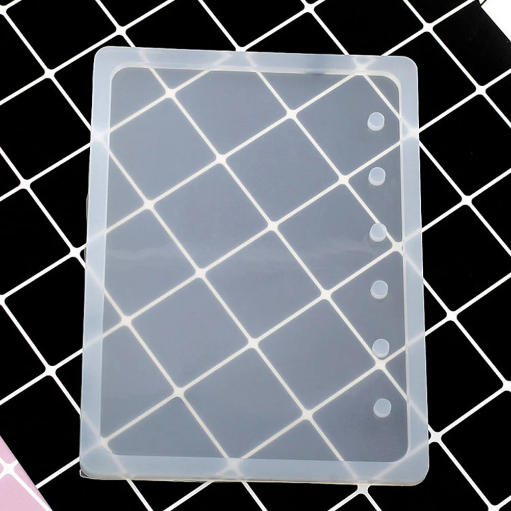 

1pc Silicone Mold For Resin Craft Making, A6 Transparent Notebook Cover Mould, Flexible Durable Diy Casting Mold, Easy Clean
