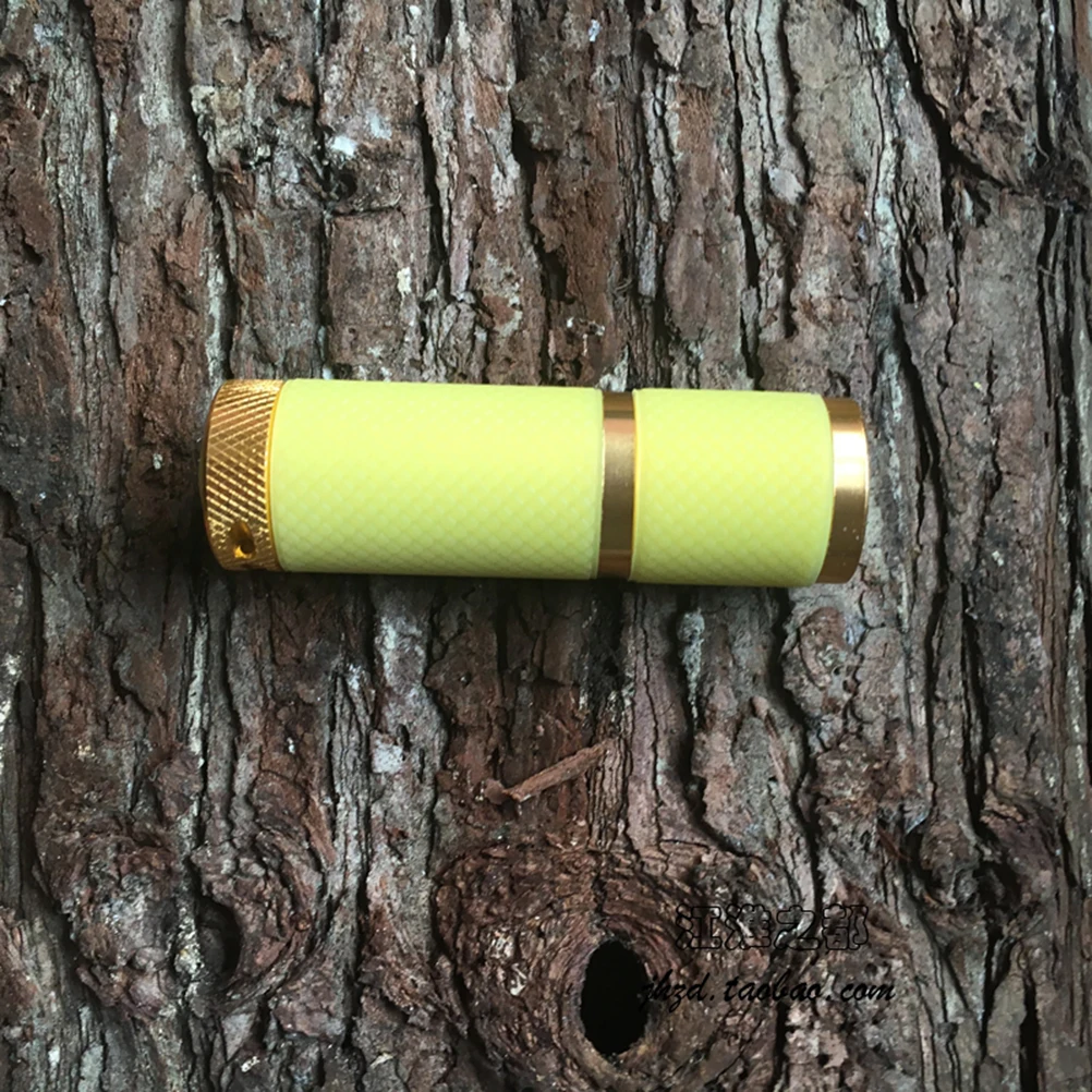 

Handheld 9 Flashlight Torch Light Aluminum Alloy Money Detection Torch without (Yellow)