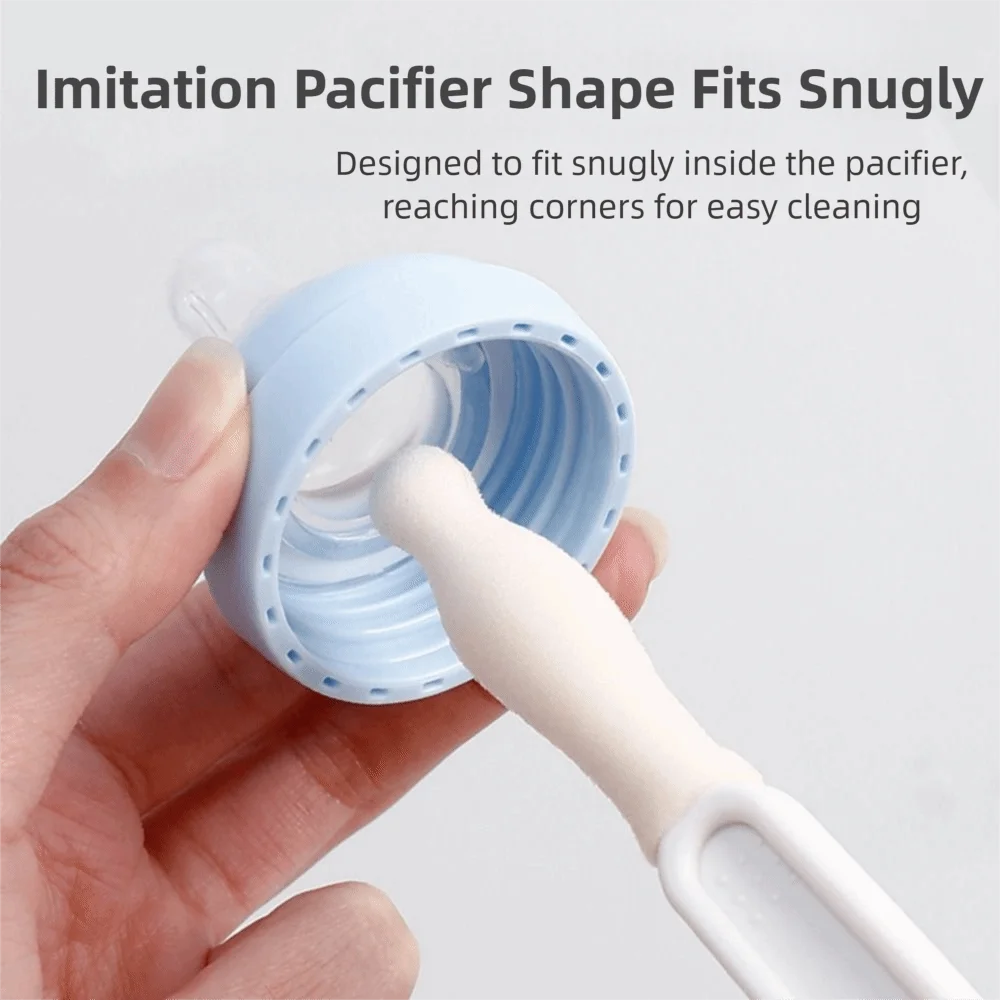 

Soft Head Baby Bottle Cleaning Brush Set BPA-Free Spout Cup Brush Water Bottle Brush 360° Cleaning Long Handle