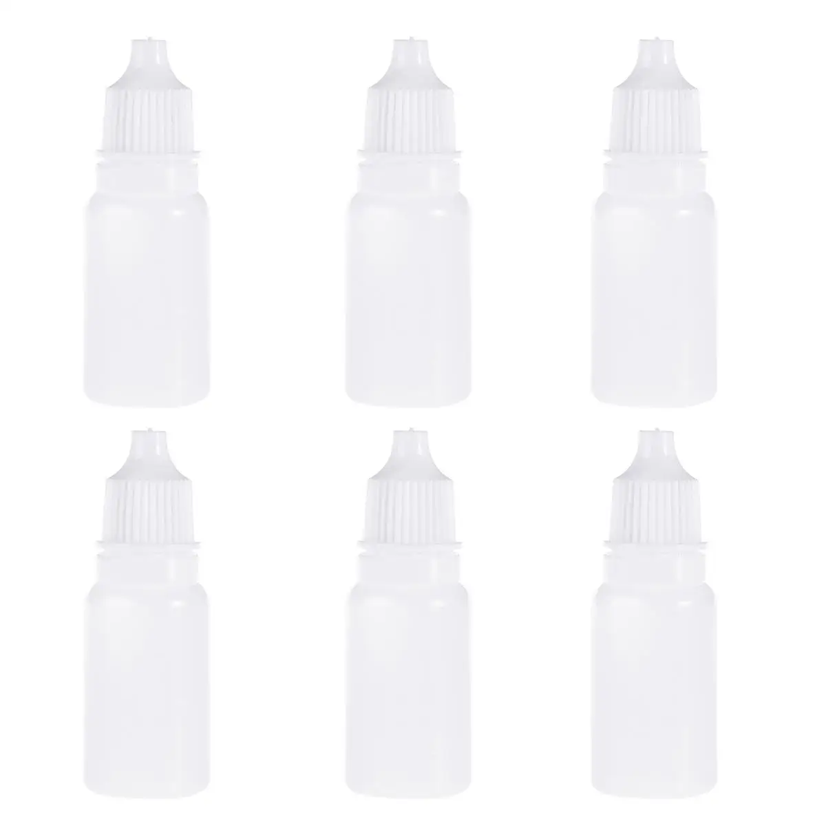 

10 Pcs Childproof Cap Squeezable Dropper Eye Liquid Dropper for Eye Drops Saline Lab Bottle Teaching Supplies