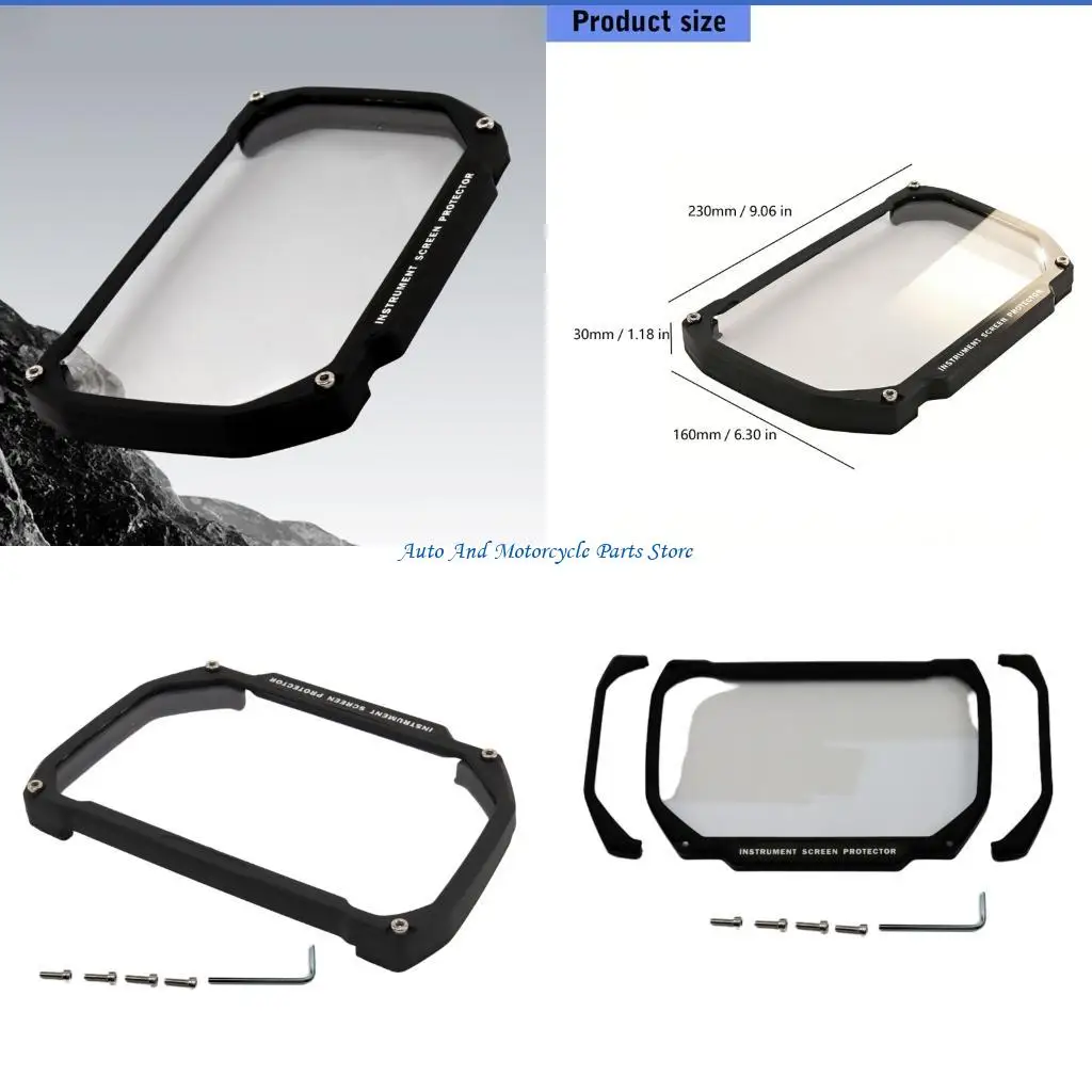 P9FD Clear Dashboard Screen Cover Weather Resistant For GS Adventure Models