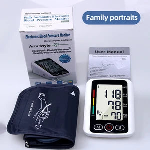 Pengukur Tekanan Darah Lengan Digital Suara Spanyol Tonometer Tekanan Medis Tensiometer Baumanometer Pulse Sphygmomanometer 6 monitor tekanan darah beurer penjualan terbaik - №