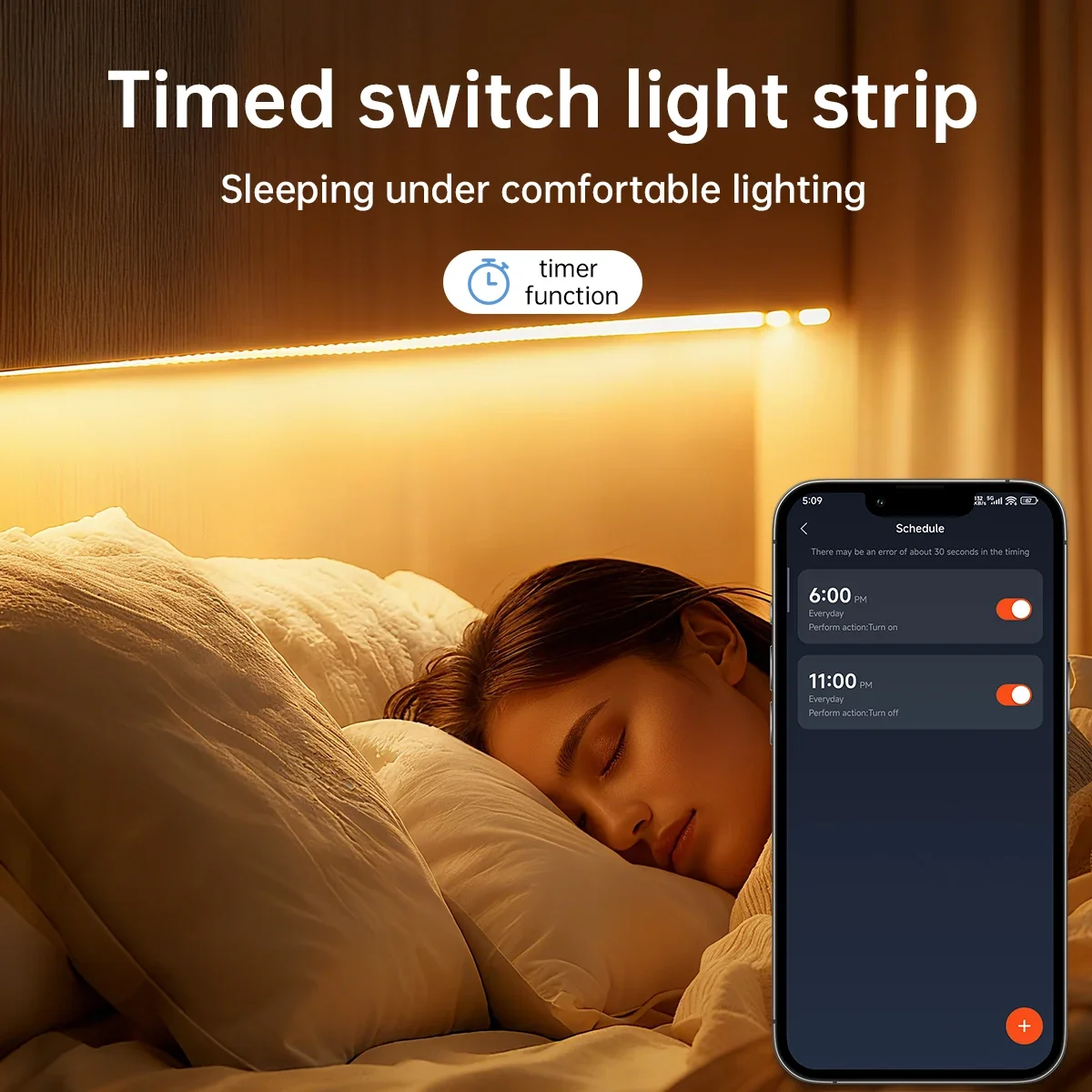 DC24V Black Silicone Tube Neon Light with Zigbee3.0 Controller,Support Tuya APP Alexa Google Voice Control,Waterproof,Room Decor